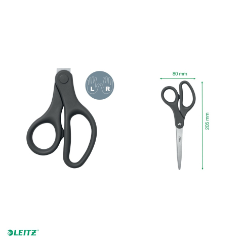 Foarfeca de birou Leitz Titanium, 20.5 cm, gri [4]