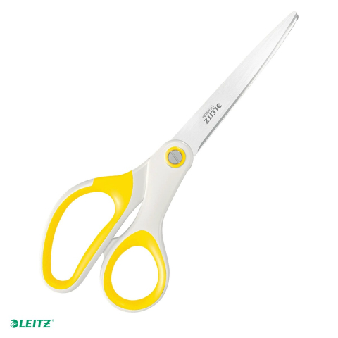 Unelte de mana - Foarfeca de birou Leitz WOW Titanium, 20.5 cm, galben