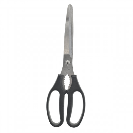 Foarfeca de birou multifunctionala, lungime 25 cm, lama otel inoxidabil, maner plastic negru [5]