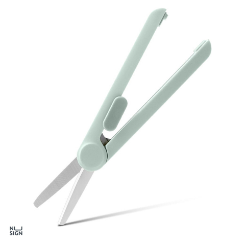 Bricolaj - Foarfeca de birou telescopica Deli Nusign, 16 cm, 95x16x13.5 mm, vernil