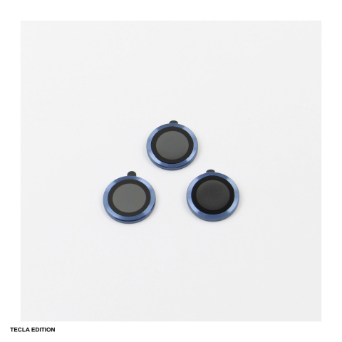 Huse si protectii smartphone - Folie protectie camera, cu rama albastra, pentru Apple iPhone 17 Pro
