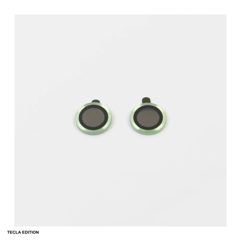 Huse si protectii pentru iPhone 17 - Folie protectie camera, cu rama verde, pentru Apple iPhone 17