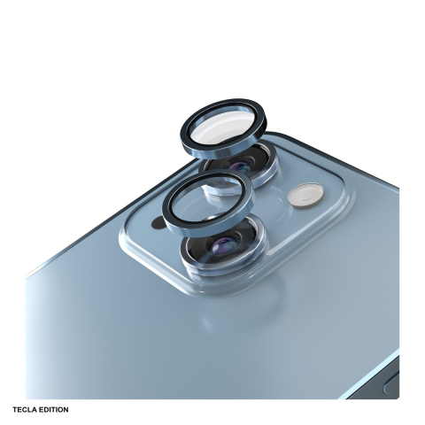 Folie protectie camera Etteri, cu rama albastra, pentru Apple iPhone 14 / iPhone 14 Plus [0]