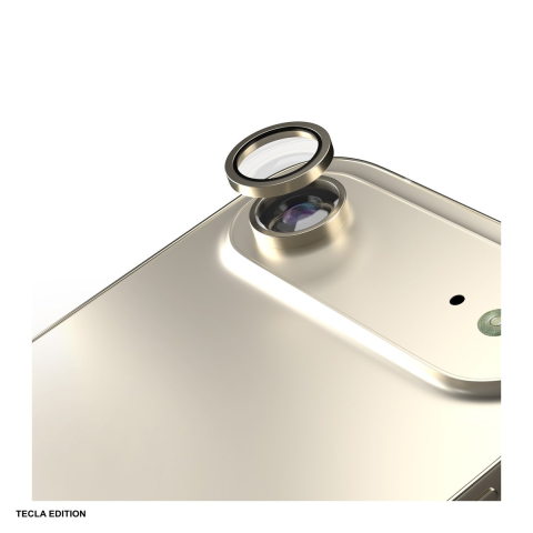 Huse si protectii smartphone - Folie protectie camera Etteri, cu rama aurie, pentru Apple iPhone 17 Air