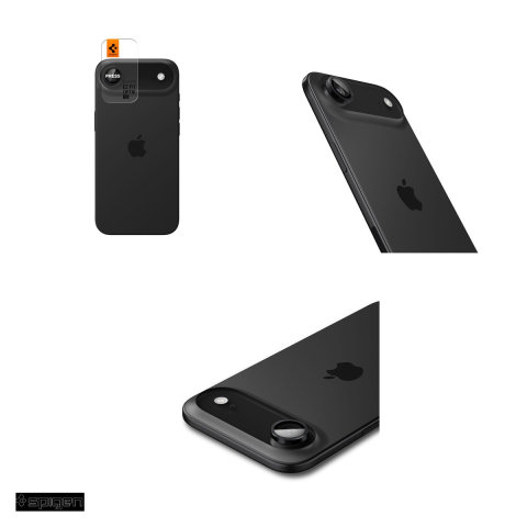 Folie protectie camera pentru iPhone 17 Air, Spigen, Optik Pro Glas.Tr Ez Fit [3]