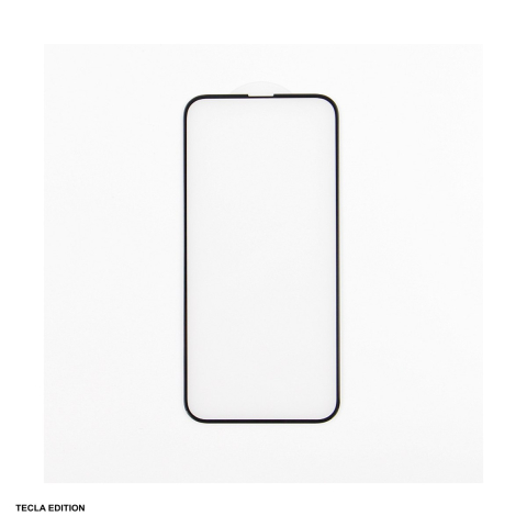 Huse si protectii smartphone - Folie sticla temperata 5D, cu rama neagra, pentru Apple iPhone 15 Pro