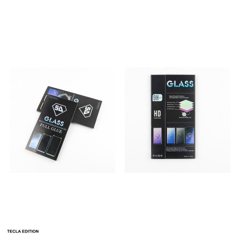 Folie sticla temperata 5D, cu rama neagra, pentru Apple iPhone 16 Plus [4]