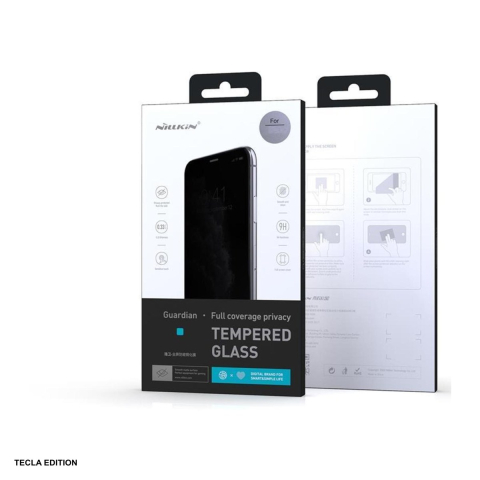 Folie sticla temperata pentru iPhone 15 Plus, Privacy, 0.33 mm, 9H, Nillkin [3]