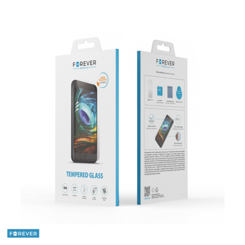 Folii protectie telefoane - Folie sticla temperata pentru iPhone 6, 2.5D, 0.30 mm, 9H, Forever