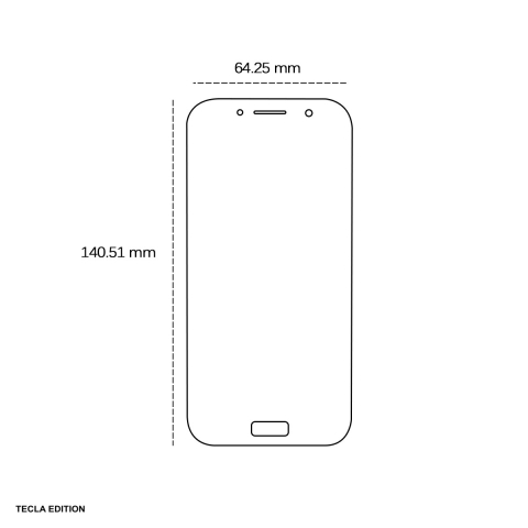 Folie sticla temperata pentru Samsung Galaxy A5, 2.5D, 0.3 mm, 9H [3]