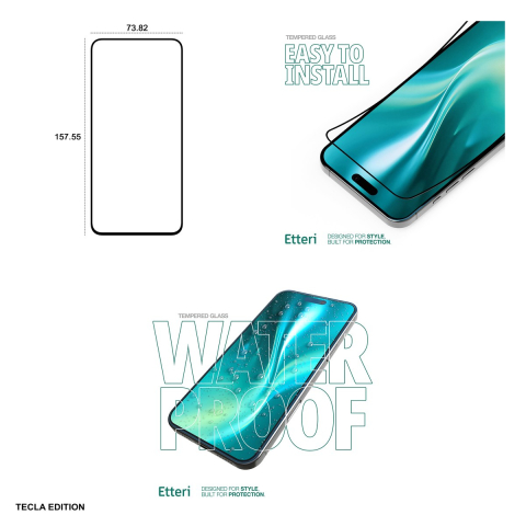 Folie sticla temperata pentru Samsung Galaxy A55 5G, 9D, 9H, Etteri [3]