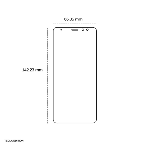Folie sticla temperata pentru Samsung Galaxy A8 A530, 2.5D, 0.3 mm, 9H [3]