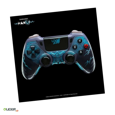 Gamepad wireless - Gamepad wireless Lexip Kakashi Kamui, Naruto Shippuden, receptor USB 2.4 GHz, 4 padele programabile, iesire jack si microfon, pentru PC si Nintendo Switch, TSXLXGC0002