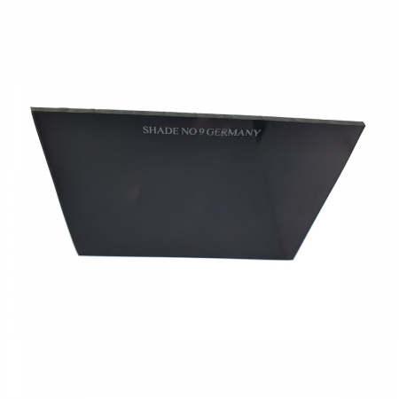 Geam filtru din sticla fumurie, pentru sudura, culoare 9, 80x100mm [1]