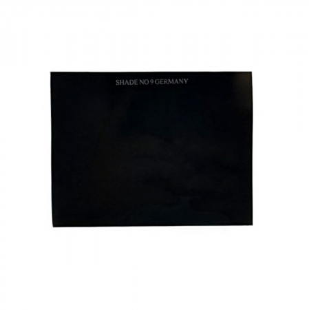 Echipament protectie - Geam filtru din sticla fumurie, pentru sudura, culoare 9, 80x100mm