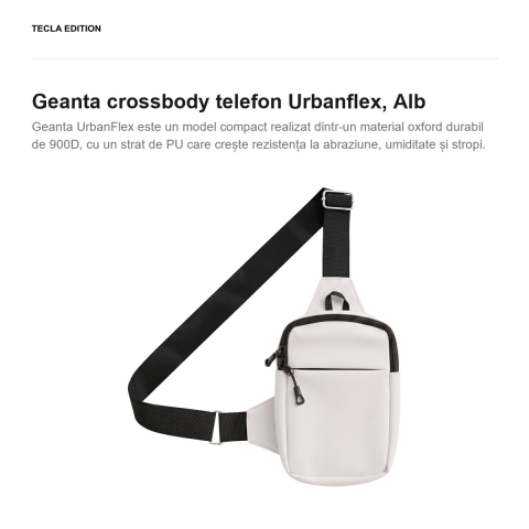 Borseta UrbanFlex pentru telefon, Alb [1]