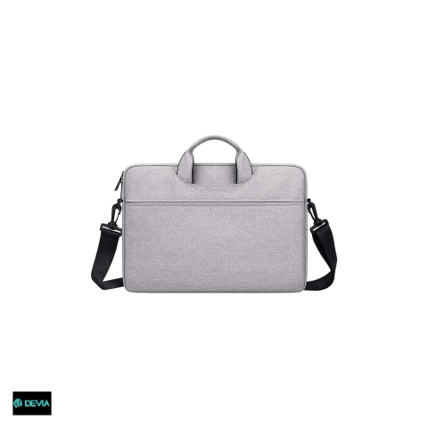 Genti si huse laptop - Geanta laptop Devia Justyle 15.4", Gri