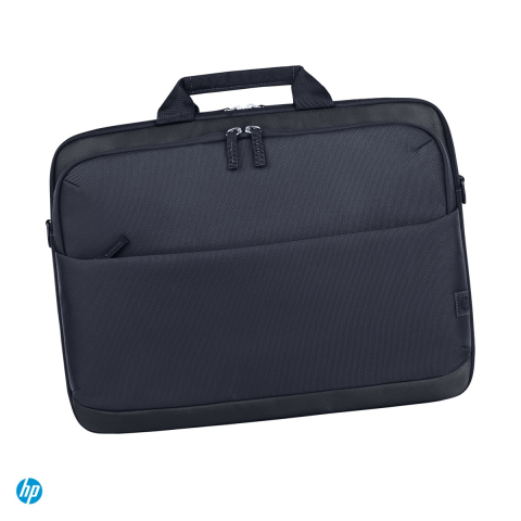 Genti laptop - Geanta laptop HP Everyday 16-inch Laptop Bag pentru laptop 16 inch, 13 L, doua compartimente, poliester reciclat 600D rezistent la apa, curea de umar detasabila, gri, A08KKAA