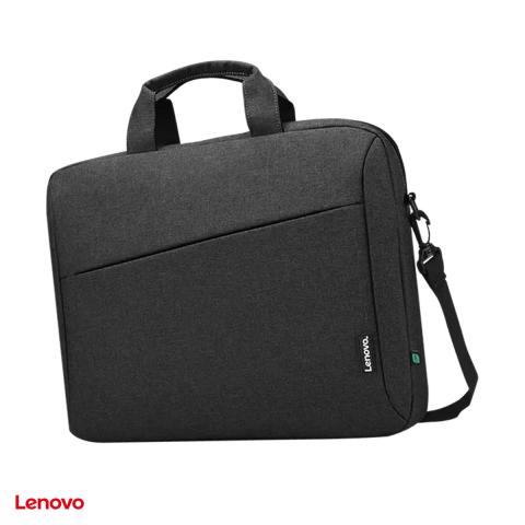 Genti laptop - Geanta laptop Lenovo T210 Toploader, pentru laptopuri de pana la 16 inch, poliester respingator de apa, interior captusit, curea de umar reglabila, negru, 4X40T84061