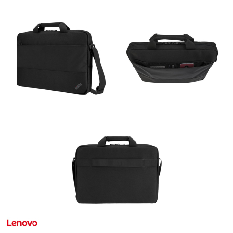 Geanta laptop Lenovo ThinkPad 15.6-inch Basic Topload pentru laptop 15,6 inch, doua compartimente, material respingator de apa, curea de umar reglabila, negru, 4X40Y95214 [3]