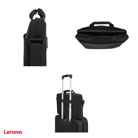 Geanta laptop Lenovo ThinkPad 15.6-inch Basic Topload pentru laptop 15,6 inch, doua compartimente, material respingator de apa, curea de umar reglabila, negru, 4X40Y95214 [4]