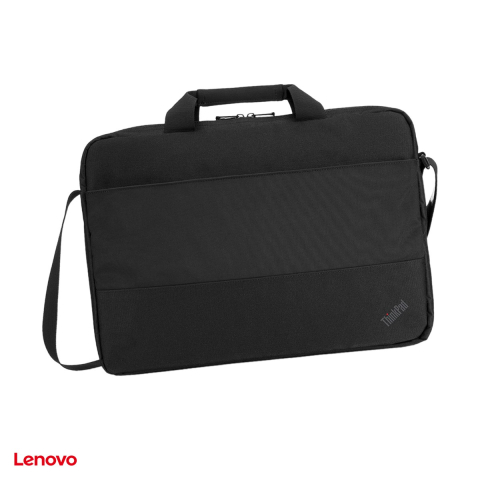Genti laptop - Geanta laptop Lenovo ThinkPad 15.6-inch Basic Topload pentru laptop 15,6 inch, doua compartimente, material respingator de apa, curea de umar reglabila, negru, 4X40Y95214