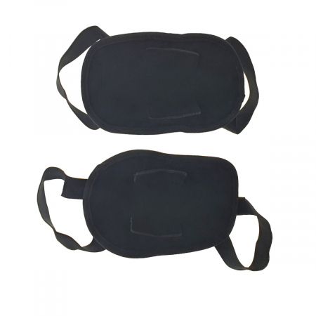 Genunchiere de protectie, marime universala, cu prindere ajustabila, set 2 bucati, negre [3]