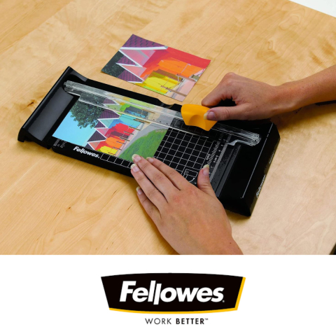 Ghilotina cu disc rotativ, Fellowes Neutrino Photo, pentru foto, format A5/A4, capacitate 5 coli, sistem SafeCut [4]