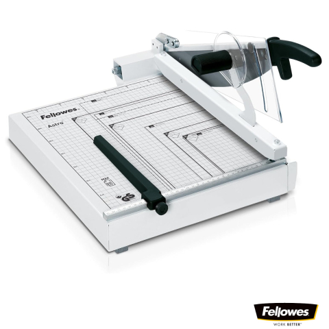 Ghilotine pentru hârtie - Ghilotina cu parghie, Fellowes Astro A4, pentru birou profesional, taiere A4, capacitate 50 coli, lama otel, baza metalica