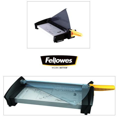 Ghilotina cu parghie, Fellowes Fusion A4, pentru birouri mici, taiere A4, capacitate 10 coli, sistem SafeCut Guard [3]