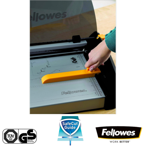 Ghilotina cu parghie, Fellowes Plasma A4, pentru birou, taiere A4, capacitate 40 coli, sistem SafeCut Guard [1]