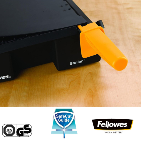 Ghilotina cu parghie, Fellowes Stellar A3, pentru birou, taiere A3, capacitate 20 coli, sistem SafeCut Guard [3]