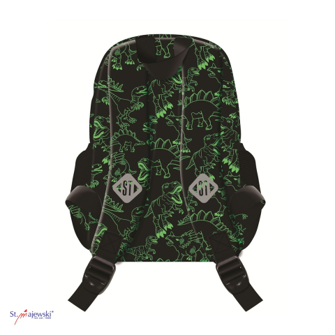 Ghiozdan pentru gradinita St.Majewski St.Right BP-70 Reflective T-Rex, 32x22x11.5 cm, 8.5 l [3]