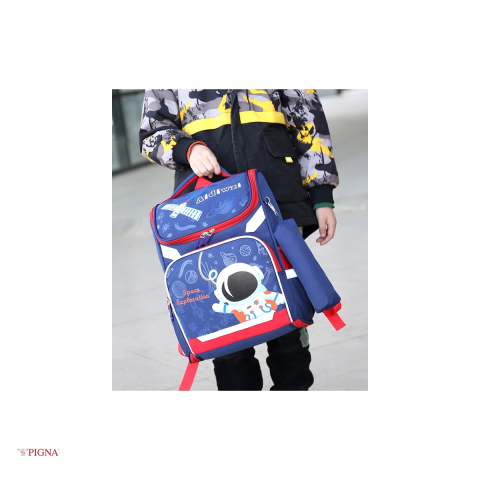 Ghiozdan Pigna Astronaut, pentru prescolari, penar etui, albastru [3]