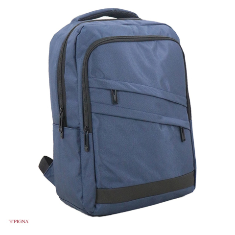 Ghiozdane si rucsacuri scolare - Ghiozdan Pigna Black IT, din poliester, laptop, albastru, 44x30x16 cm