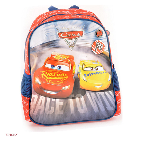 Ghiozdane si rucsacuri scolare - Ghiozdan Pigna Cars, pentru prescolari, 3, rosu