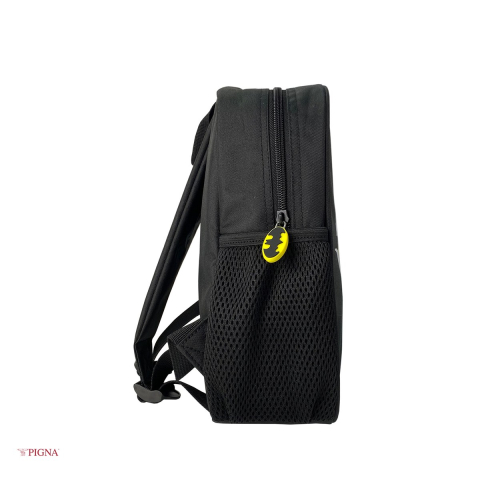 Ghiozdan Pigna Mini Batman, pentru prescolari, negru-alb, negru, 28x24 mm [3]