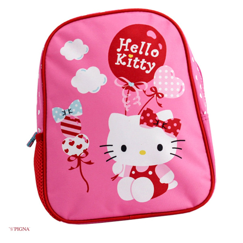 Ghiozdane si rucsacuri scolare - Ghiozdan Pigna Mini Hello Kitty, pentru prescolari, roz