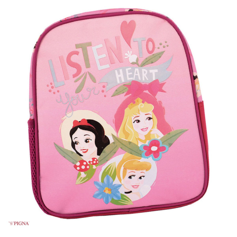 Ghiozdane si rucsacuri scolare - Ghiozdan Pigna Mini Princess, pentru prescolari, violet, 28x24 mm