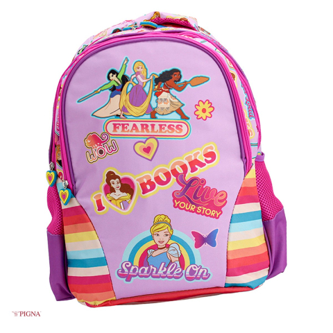 Ghiozdane si rucsacuri scolare - Ghiozdan Pigna Princess, pentru scoala generala, I-IV retro, violet