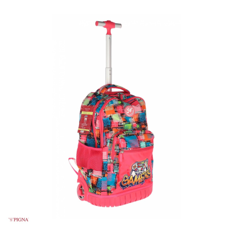 Ghiozdan Pigna Troller Strong, roz, 48x32x21 cm [4]