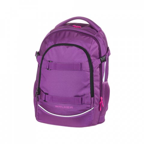Bagaje si Accesorii - Ghiozdan scolar pentru fete, Fame 2.0, mov, produs Walker by Schneiders, 30 x 44 x 20 cm