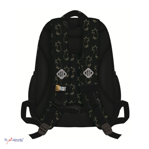 Ghiozdan St.Majewski St.Right BP-05 Golden Cats pentru liceu, 42x30x19 cm, 26 l [3]
