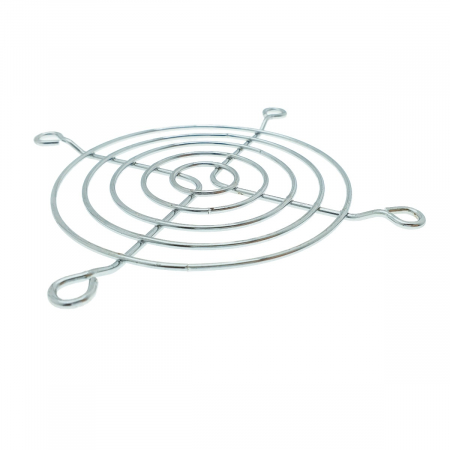 Grila de protectie ventilator 80 mm, din otel, argintie [1]