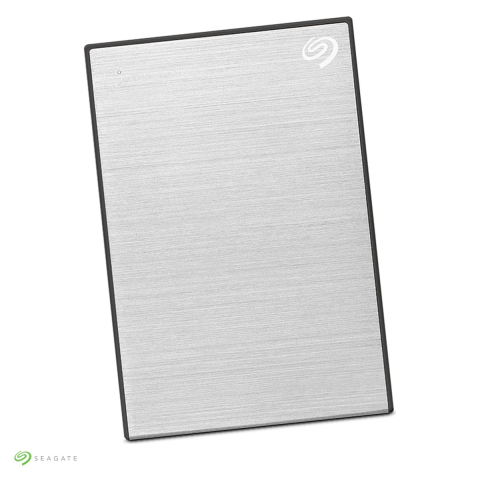 Hard disk extern portabil Seagate One Touch with Password, 1 TB, USB 3.0, criptare hardware cu parola, carcasa din metal periat, argintiu, STKY1000401 [0]