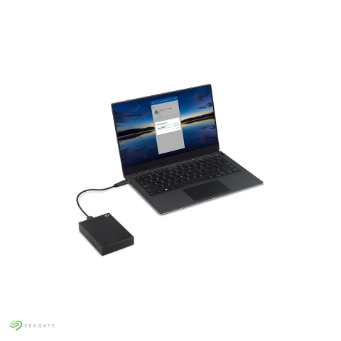 Hard disk extern portabil Seagate One Touch with Password, 2 TB, USB 3.0, criptare hardware cu parola, carcasa din metal periat, negru, STKY2000400 [5]
