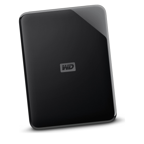 Hard disk-uri externe - Hard disk extern portabil WD Elements SE, 2 TB, USB 3.2 Gen 1, conector Micro-B, plug and play, negru, WDBEPK0020BBK-WESN