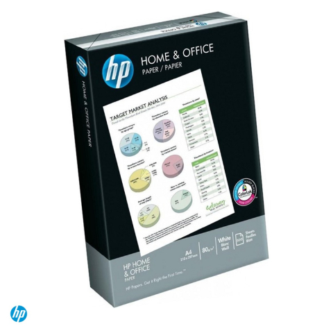 Birotica papetarie - Hartie copiator A4 HP Home & Office, 80 g/mp, 500 coli