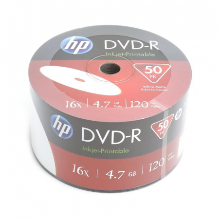 DVD-R, 4.7Gb, 16X , Printabile , HP, set 50 buc- HPP1650- [4]