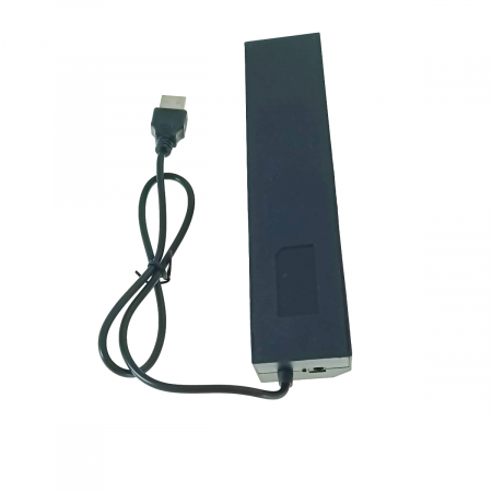 Hub USB 2.0 cu 7 porturi, Blow 09884, LED, buton on/off, lungime cablu 44cm, negru [2]